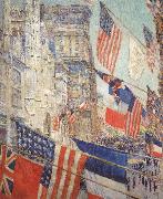 Childe Hassam Allies Day,May 1917 oil painting artist